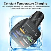 お買い得  車用充電器-otolampara 6usb 充電器シガレットライターソケット qc3.0charger in car adapter accesso for iphone14 pro max car for samsung huawei xiaomi redmi car Charger qc3.0