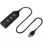 cheap USB Hubs-Micro USB Hub 2.0 Multi USB Port 4 Ports Hub USB High Speed HUb USB Splitter For PC Computer Accessories