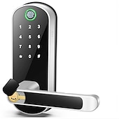 economico Serrature porte-serratura intelligente 5 in 1 con maniglia funzione di memoria di archiviazione tecnologia biometrica