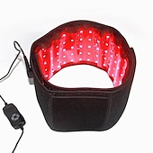 economico Massaggiatore per il corpo-rosso &amp; la cintura di bellezza a luce led a infrarossi ha portato il massaggio del pad caldo 660nm / 850nm il pad termico in vita riduce il gonfiore