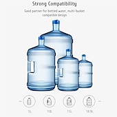 billige Kjøkkenapparater-5-gallon vann dispenser - Automatisk elektrisk vanntanker med USB-lading portabel hjem kontor og utendørs passer til 2-5 gallon flasker
