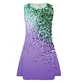 tanie Sukienka 3D Shining Vision-Dziewczyny &#039; 3D Graficzny Sukienka Bez rękawów Druk 3D Lato Wiosna Urlop Codzienny Święto Śłodkie Codzienny Słodkie Dzieci 3-10 lat Sukienka na ramiączkach Sukienka A line Nad kolano Regularny