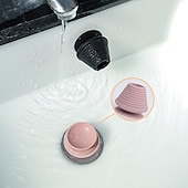 economico spazzolone-1 pz tappo universale per vasca da bagno tappo di scarico per lavastoviglie da cucina con ventosa scarico a pavimento per uso domestico tappo del lavandino in gomma siliconica scarico tappo a prova di