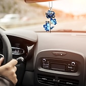 cheap Car Pendants &amp; Ornaments-StarFire New Arrival Blue Moon With Dragon Lover Car Hanging Ornament Holiday Decoration Home Decoration Hanging Ornament