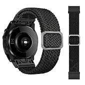 abordables Bracelets de montre Garmin-Bracelet nylon tressé 22mm 26mm pour Garmin Fenix 7 7X 6 6X Pro Epix Pro 47mm 51mm Instinct 2X Approach S70 S62 S60 Forerunner 955 945 Marq