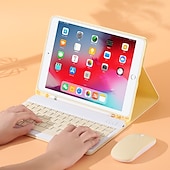Χαμηλού Κόστους iPad θήκη-Δισκίο Θήκες Καλύμματα Για Apple iPad 10.9&#039;&#039; 10ο iPad Air 5ο ipad 9th 8th 7th Generation 10.2 inch iPad Pro 12.9&#039;&#039; 5th Φορητά με πληκτρολόγιο Ανθεκτική σε πτώσεις PU δέρμα