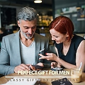 economico porta carte e custodie-Portafoglio portacarte in fibra di carbonio con chiusura magnetica protezione multi carte di credito per donne e uomini
