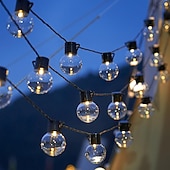 Недорогие Питание от USB-уличный фонарь для кемпинга струнные большие лампочки 5m-20leds 6.5m-30leds водонепроницаемые антираздавленные светодиодные лампочки открытый задний двор садовое крыльцо декоративный светильник для палатки терраса лампа