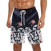 abordables maillot de bain boxer homme-maillot de bain pour hommes short de plage à séchage rapide cordon de serrage léger avec taille et poches élastiques