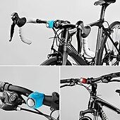 رخيصةأون الاكسسوارات الخارجية للسيارات-دراجة كهربائية جرس 90db القرن المطر برهان mtb دراجة المقود سيليكون قذيفة حلقة دراجة جرس الملحقات