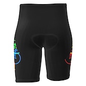 abordables Pantalones cortos, mallas y pantalones para hombre-Hombre Graphic Culotte Ciclismo Bicicleta Pantalones Cortos Acolchados Prendas de abajo MTB Bicicleta Montaña Ciclismo Carretera Deportes Almohadilla 3D Secado rápido Dispersor de humedad Transpirable