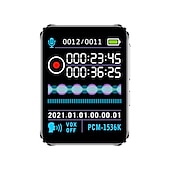 cheap Digital Voice Recorders-Digital Voice Recorder M28 English 128GB Portable Digital Voice Recorder 43.18 mm Android System E-Book Portable MP3 Player Audio Recorder with Playback with Noise Reduction for Business Speech