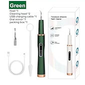 halpa Hampaiden valkaisu-Joululahjat naisille ja miehille sähköinen hammaskivien poistaja IPX7 vedenkestävä ultraääni hampaidenkaavin plakkia kalkkia tahrojen poistaja hampaiden puhdistustyökalusetti USB ladattava