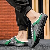 economico Ciabatte e infradito da uomo-sneakers casual slip-on da uomo con design a tallone aperto, stile allacciato leggero - ideali per l'estate e per il comfort quotidiano