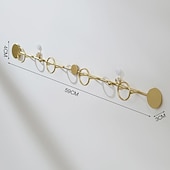 cheap Metal Wall Decor-1pc Punch-free Entry Doorway Key Hook, Wall Mounted Coat Hook, Metal Coat Rack For Clothes Hat Key Towel And Bag