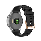 abordables Bracelets de montre Garmin-Bracelet silicone étanche 18mm 20mm pour Garmin Forerunner 265S 255S Active 5 Venu 3S 2S Sq 2 Plus Vivoactive 4S 3 Vivomove Sport, réglable