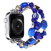 economico Cinturini per Apple Watch-Braccialetto di gioielli Compatibile con Cinturino dell&#039;Apple Watch 38mm 40mm 41mm 42mm 44mm 45mm 49mm Da donna Con perline Due toni Perline Cinturino di ricambio per iwatch Series Ultra 8 7 6 5 4 3