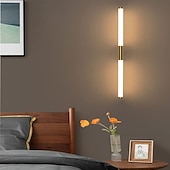 cheap Vanity Lights-LED Vanity Light Waterproof IP20 23.6&quot; Mirror Light Modern White Minimalist Bathroom Light Fixture Aluminum Iron Bathroom Wall Sconce  Wall Mount Lighting Fixture