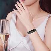 baratos Pulseiras de relógio Fitbit-Pulseira de Smartwatch Compatível com Fitbit Inspire 3 Inspire 2 / Inspire HR / Inspire Aço Inoxidável Relógio inteligente Alça Ajustável Com Transparência Mulheres Homens Pulseira Estilo Milanês