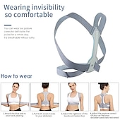 cheap Braces &amp; Supports-Posture Corrector Adjustable Back Posture Correction Strap For Humpback Correction (Order A Size Up)
