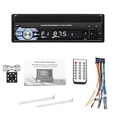 cheap Bluetooth Car Kit/Hands-free-Newest 7&quot; HD 1080P Retractable Touch Screen Car Radio Stereo 1 Din Bluetooth Car MP5 Player Support USB/AUX/FM/ Mirror Link Function+ Rearview Camera