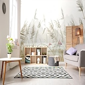 voordelige Behang-cool wallpapers natuur behang muurschildering 3d woondecoratie riet wandbekleding canvas materiaal zelfklevend behang muurschildering wanddoek kamer wandbekleding