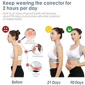 cheap Braces &amp; Supports-Posture Corrector Adjustable Back Posture Correction Strap For Humpback Correction (Order A Size Up)
