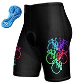 abordables Pantalones cortos, mallas y pantalones para hombre-Hombre Graphic Culotte Ciclismo Bicicleta Pantalones Cortos Acolchados Prendas de abajo MTB Bicicleta Montaña Ciclismo Carretera Deportes Almohadilla 3D Secado rápido Dispersor de humedad Transpirable
