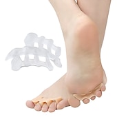 cheap Bunion Corrector-Silicone Thong Sandal Toe Flip Big Toe Spreader Cushion Bunion Pads Hard Silicone Toe Finger Separator 3 Hole Hallux Valgus Orthopedic Spacers Bunion Overlapping Hammer Foot Corrector
