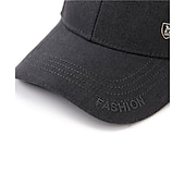 preiswerte Baseballkappe für Herren-Herren Cap Basecap Kappe Schwarz Dunkel Blau Baumwolle Reise Strand Design Outdoor Urlaub Glatt Einstellbar Sonnenschutz Atmungsaktiv Modisch