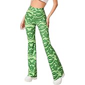 preiswerte Unterteile-Hippie Retro Vintage Boho 1970er Disko Hose Glockenhose Hose mit weitem Bein Yoga-Hose Damen Kostüm Jahrgang Cosplay Hosen Schlager Outfit