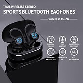 お買い得  ワイヤレスヘッドホン-TWS ワイヤレス イヤフォン Bluetooth 対応 5.1 ヘッドフォン IPX7 防水 イヤフォン LED ディスプレイ HD ステレオ マイク Xiaomi iPhone 用
