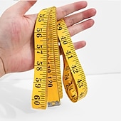 economico cucito e lavoro a maglia e uncinetto-Righello di misurazione del corpo di alta qualità da 120 pollici/300 cm per cucire misura di nastro su misura centimetro metro nastro di misurazione per cucire righello morbido