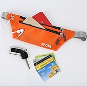 cheap Universal Phone Bags-Waist Bag Men and Women Outdoor Sports Mobile Phone Waist Bag Nylon Waterproof Running Waist Bag Close-fitting Messenger Bag