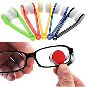 economico Prodotti per la pulizia-5 pezzi occhiali occhiali spazzola detergente per occhiali strumento di pulizia spazzola in microfibra per occhiali