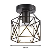 お買い得  フラッシュマウント＆セミフラッシュマウント-led シーリング ライト 20 センチメートル レトロ デザイン フラッシュ マウント ライト金属シーリング ライト用廊下ポーチ バー クリエイティブ ロフト バルコニー ランプ 110-240v