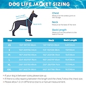 お買い得  ライフジャケット-犬用 ベスト ライフジャケット 犬のライフジャケット ファッション 反射 スポーツ＆アウトドア 安全用具 ビーチ ブルー 犬服 for ハスキー犬 ゴールデンレトリバー ビジョンフリーゼ ポメラニアン Small