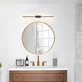 cheap Vanity Lights-LED Mirror Front Lamp Vanity Light Dimmable 60cm/80cm Wall Light Copper 260 Degrees Rotatable for Modern Simple Bedroom Bathroom Gift for Family Friends IP20