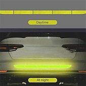 cheap Car Body Decoration &amp; Protection-5pcs/set Car Reflective Stickers Waterproof Car Warning Sticker Reflective Tape Car Decals Stickers Car Trunk Body Auto Accessories
