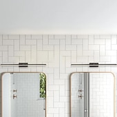 abordables Appliques de salle de bain-lampes de miroir de bain led miroir avant lumière 24&quot; ip20 7w phares de miroir de salle de bain, led miroir lumière étanche brouillard dressing lumière éclairage mural lumière blanche 110-240v