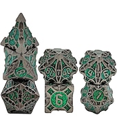 abordables Zapatos y accesorios-juego de dados dnd 7 mazmorras &amp; dragones anime accesorios de videojuegos