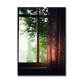 economico Stampe paesaggi-Paesaggio da parete su tela la finestra arte moderna paesaggio decorazione della casa arredamento tela arrotolata senza cornice senza cornice