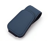 preiswerte Ablagefächer fürs Auto-Auto-Sonnenblenden-Brillenhalter - Magnetischer Leder-Brillenclip und Ticketkartenhalter Auto-Sonnenblenden-Zubehör