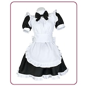 cheap Anime Costumes-Inspired by Bocchi the Rock! Gotoh Hitori Cosplay Maid Costume Anime Cosplay Costumes Japanese Carnival Cosplay Suits Short Sleeve Costume For Women&#039;s