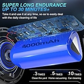 お買い得  車用掃除機-ミニコードレス掃除機充電式ワイヤレス掃除機学生ホームカーオフィスデュアルユースusbハンドヘルドドライウェット強力な吸引