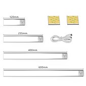 cheap Cabinet Light-Light In The Box Wireless Motion Sensor Under Cabinet Light, Wardrobe Light Color Adjustable Infrared Cat Eye Motion Sensor Kitchen Led Under-Cabinet Lights