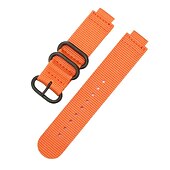 baratos Relógios Garmin-Pulseiras de Relógio para Garmin Forerunner 220/230/235/620/630/735XT Approach S20 / S6 / S5 Náilon Substituição Alça com ferramenta de remoção Ajustável Respirável Pulseira Esportiva Pulseira