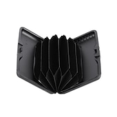 お買い得  カードホルダーとケース-ポケットビジネスIDクレジットカードウォレットホルダーケース アルミニウムメタル メンズ防水ビジネスIDクレジットカードウォレット プラスチックポーチ