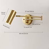 cheap Swing Arm Lights-Wall Light Eye Protection Modern Nordic Style Sconces Swing Arm Lights Living Room Bedroom Metal 110-120V / 220-240V 5 W