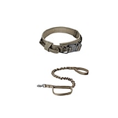 billige Hundehalsbånd og bånd-taktisk hundehalsbånd og båndsett taktisk hundehalsbånd.justerbart militært kraftig nylon hundetreningsbåndsett med kontrollhåndtak og metallspenne for trening av mellomstore hunder